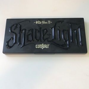 Kay Von D shade + light contour palette.